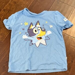 Little sleepies bluey shirt
